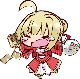 😤 よびふ Animé, Manga, Pleurs, Mignon, Personnage telegram sticker