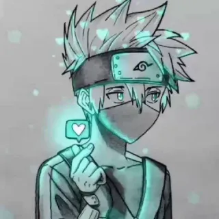🙂 Kakashi Hatake Naruto Anime, Naruto, Kakashi, Kreskówka, Ninja telegram sticker