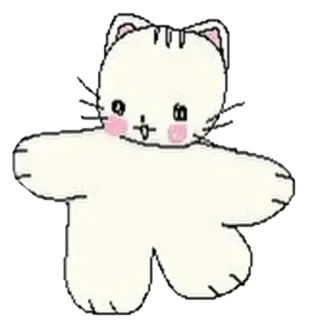 ❤️‍🩹 cat, cute, animal, cartoon, kawaii, sticker telegram sticker