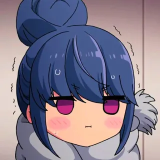 😖 Anime, Personagem, Adesivo, Fofo, Chibi telegram sticker