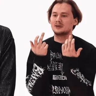 🤩 中指, 粗鲁, 手势, 冒犯, 男人 telegram sticker