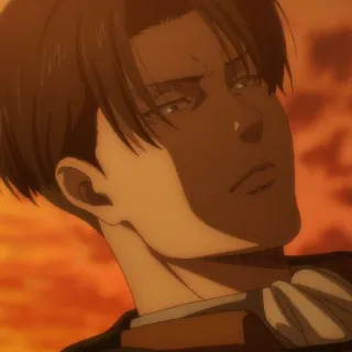 ☁️ Levi Ackerman Attack on Titan anime, attack on titan, levi ackerman, manga, aot telegram sticker