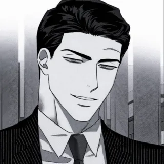 🩸 man, suit, tie, business, serious telegram sticker