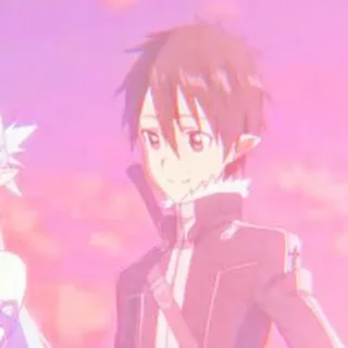 🥢 Kirito Sword Art Online Anime, Pedang, Game, Karakter, Sword Art Online telegram sticker