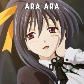 Akeno Himejima's @MissHinata_Bot Pack telegram stickers