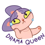 😭 Cartoon, Niedlich, Traurig, Weinend, Emotion, Figur telegram sticker