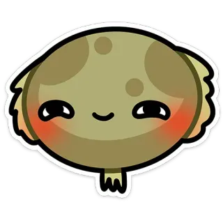 ☺️ lindo, kawaii, animal, pegatina telegram sticker