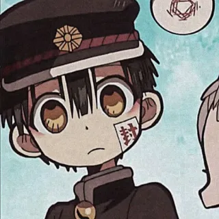 🏮 Hanako-kun Toilet-Bound Hanako-kun Anime, Manga, Personaje, Hanako-kun, Hanako-kun, el fantasma del baño telegram sticker