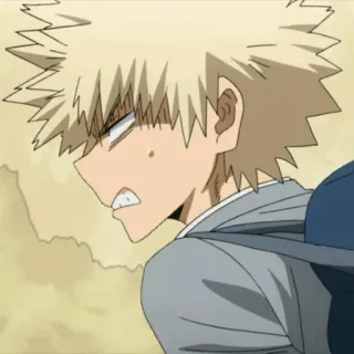 🎭 Bakugo My Hero Academia Anime, My Hero Academia, Bakugo, Manga, Marah telegram sticker