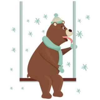 bear telegram stickers