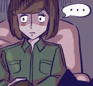 ☠ ... Anime, Manga, Charakter, Niedlich, Ausdruck, Comic telegram sticker