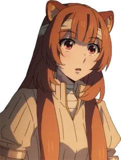 😦 Raphtalia The Rising of the Shield Hero Anime, Raphtalia, The Rising of the Shield Hero, Fantasy telegram sticker