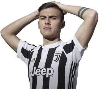 😎 Paulo Dybala 足球, 足球运动员, 运动员, 尤文图斯, 体育 whatsapp sticker