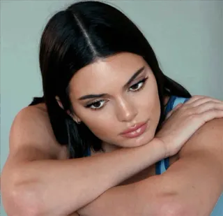 🐾 Kendall Jenner celebrità, modella, donna, ritratto telegram sticker