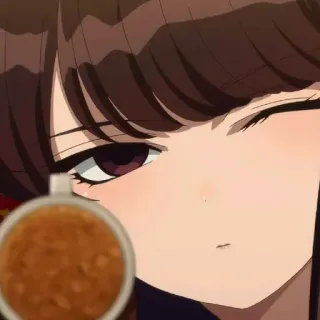 💈 Komi Shouko Komi Can't Communicate Аниме, Милая, Девушка, Komі Can't Communicate, Коми Шоко telegram sticker