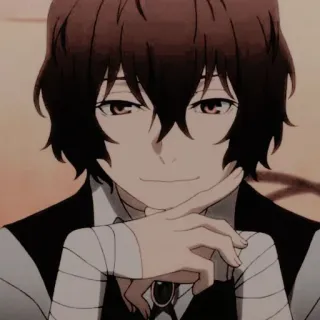 🔪 Dazai Osamu Bungo Stray Dogs Anime, Dazai Osamu, Bungo Stray Dogs, Charakter, Manga, Japanische Animation telegram sticker