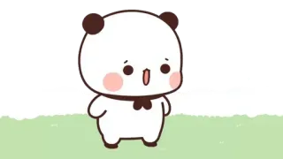 🐾 パンダ, かわいい, アニメ, 動物, 可愛い, クマ telegram sticker