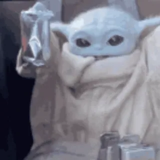 🍺 Grogu The Mandalorian малыш йода, милый, звездные войны, мандалорец, grogu telegram sticker