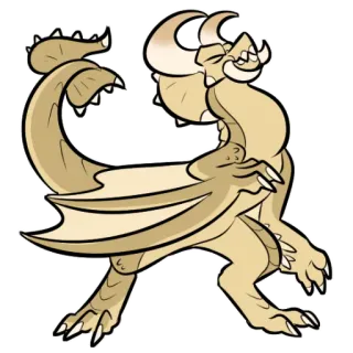 🌟 dragon, fantasy, monster, animal, sticker, cute whatsapp sticker