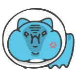 😠 gato, dedo do meio, ofensivo, desenho animado, animal telegram sticker