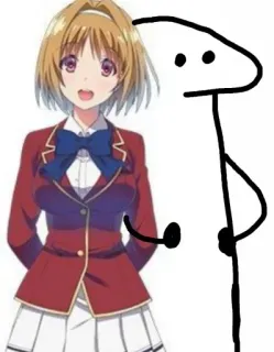 😏 Anime, Phim hoạt hình, Minh họa telegram sticker