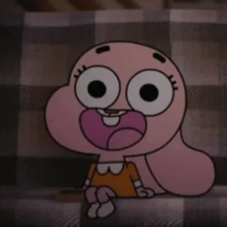 🤪 Anais Watterson The Amazing World of Gumball desenho animado, O Incrível Mundo de Gumball, Anais Watterson, animado, adesivo telegram sticker