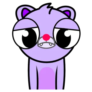 😔 Cartoon, Tier, Süß, Figur whatsapp sticker