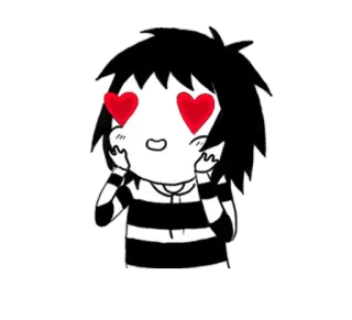 🔮 amor, corações, desenho animado, anime, fofo, personagem telegram sticker