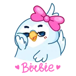 🎀 Hello! птица, милый, мультфильм, привет, приветствие telegram sticker