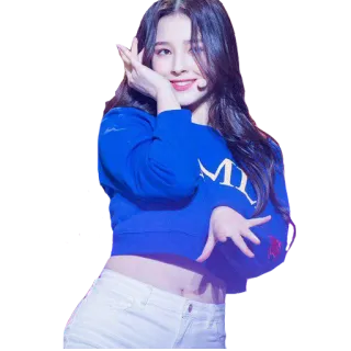 😊 Nancy kpop, idol, cantante, celebrità, donna, sorriso telegram sticker