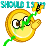 🤔 SHOULD I SHIP? criptomoneda, trading, finanzas, inversión, meme, dibujo animado, moneda telegram sticker