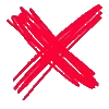 ❌