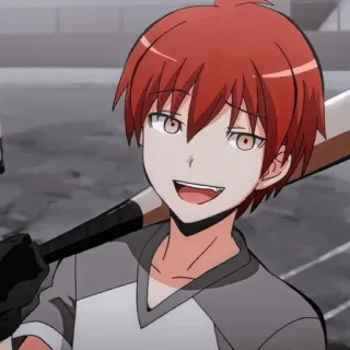 karma akabane by @stikeranimeniebg telegram stickers