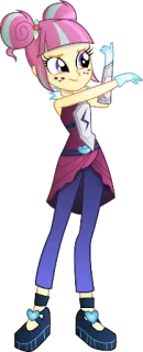😏 Sugarcoat Equestria Girls Kartun, Karakter, Sugarcoat, Equestria Girls telegram sticker