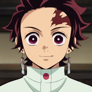 🏮 Tanjiro Kamado Demon Slayer Anime, Démon, Slayer, Tanjiro, Kamado, Personnage whatsapp sticker