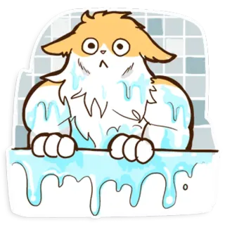 Chiffon the Cat (International) telegram stickers