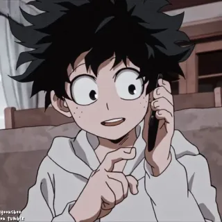 🌟 Izuku Midoriya My Hero Academia Anime, My Hero Academia, Izuku Midoriya, Deku telegram sticker