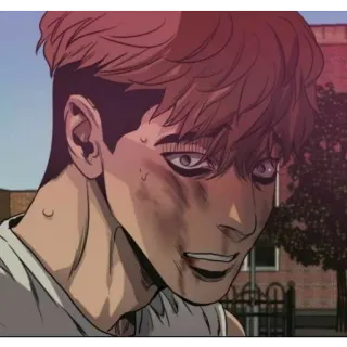 ❤️ Yoonbum Killing Stalking killing stalking, 尹范, 恐怖, 漫画, 虐待 telegram sticker