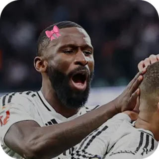 💋 Antonio Rüdiger Real Madrid telegram sticker