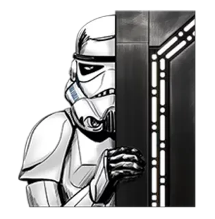 👀 Stormtrooper Star Wars stormtrooper, star wars, militaire, casque, science-fiction telegram sticker