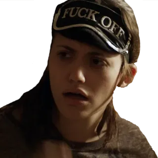 💤 FUCK OFF sleep mask, offensive, swear word, face, person whatsapp sticker
