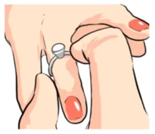 💫 anillo, boda, compromiso, joyería, mano telegram sticker