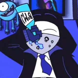 🥂 B.O.M.B. hoạt hình, đồ uống, nhân vật, chai telegram sticker