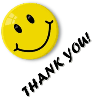 🙂 Thank you! thank you, smiley face, greeting, positive message telegram sticker