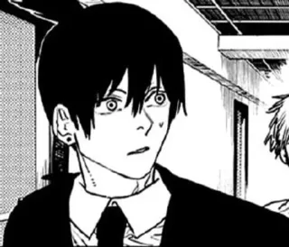 🌟 Aki Hayakawa Chainsaw Man Anime, Manga, Aki Hayakawa, Chainsaw Man, Personaje, Retrato telegram sticker