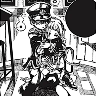🩹 Anime, Manga, Dibujos animados, Personajes, Fantasma, Abrazo telegram sticker