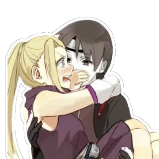 😳 Ino Yamanaka Naruto Anime, Casal, Romance, Desenho animado, Ino Yamanaka, Naruto, Sai telegram sticker