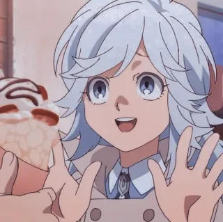 😅 Anime, Frau, Charakter, Dessert, Süß, Manga whatsapp sticker