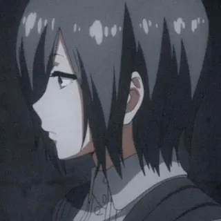 🍙 Touka Kirishima Tokyo Ghoul anime, tokyo ghoul, touka kirishima, ghoul, manga telegram sticker