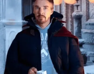 💥 Doctor Strange Marvel, Doutor Estranho, Benedict Cumberbatch, super-herói telegram sticker